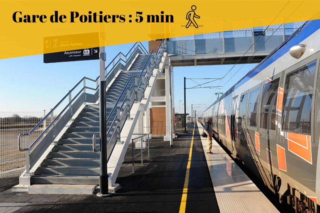 Le Cosy By Goodbnb - Proche Gare - 15Min Futuroscope Poitiers Kültér fotó